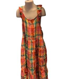 Girls Cat and Jack sz L 10/12 Multicolor Sleeveless Dress